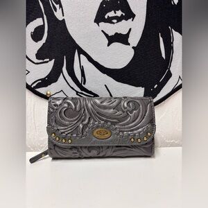 B.ø.c. (Born Concept) embossed leather women's wallet
